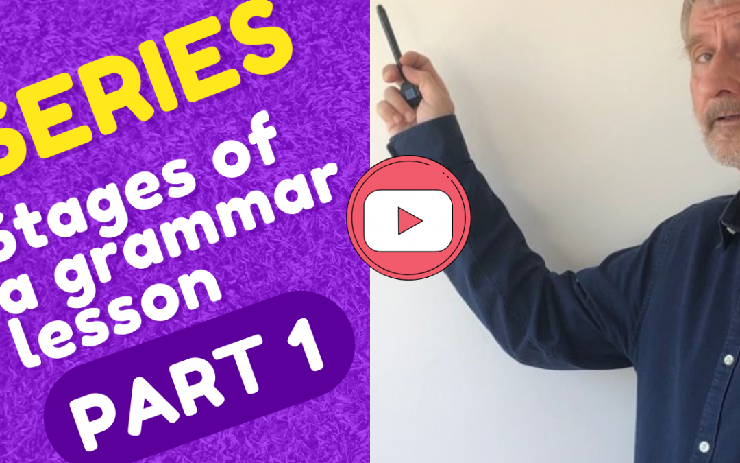 Ensinando Inglês – Série “Estágios de uma aula de inglês com foco em gramática”
